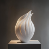 3D geprint Flora Twist Vase